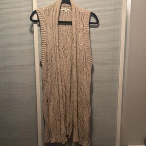 CAbi Open Front Knit Vest